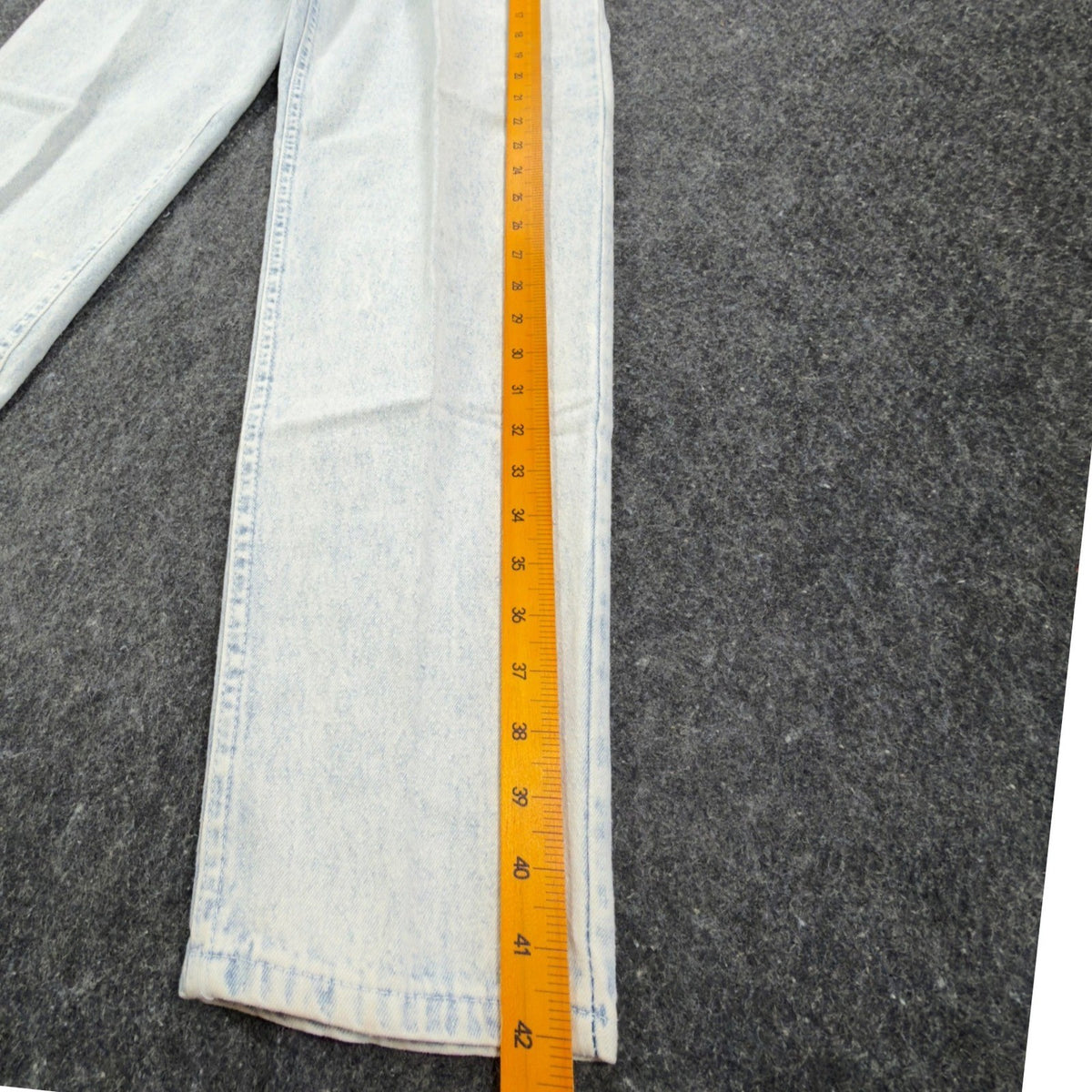 Lee Vintage 90s Easy Rider Jeans Students 28x32 Light Wash Acid Denim NWT - take2supply