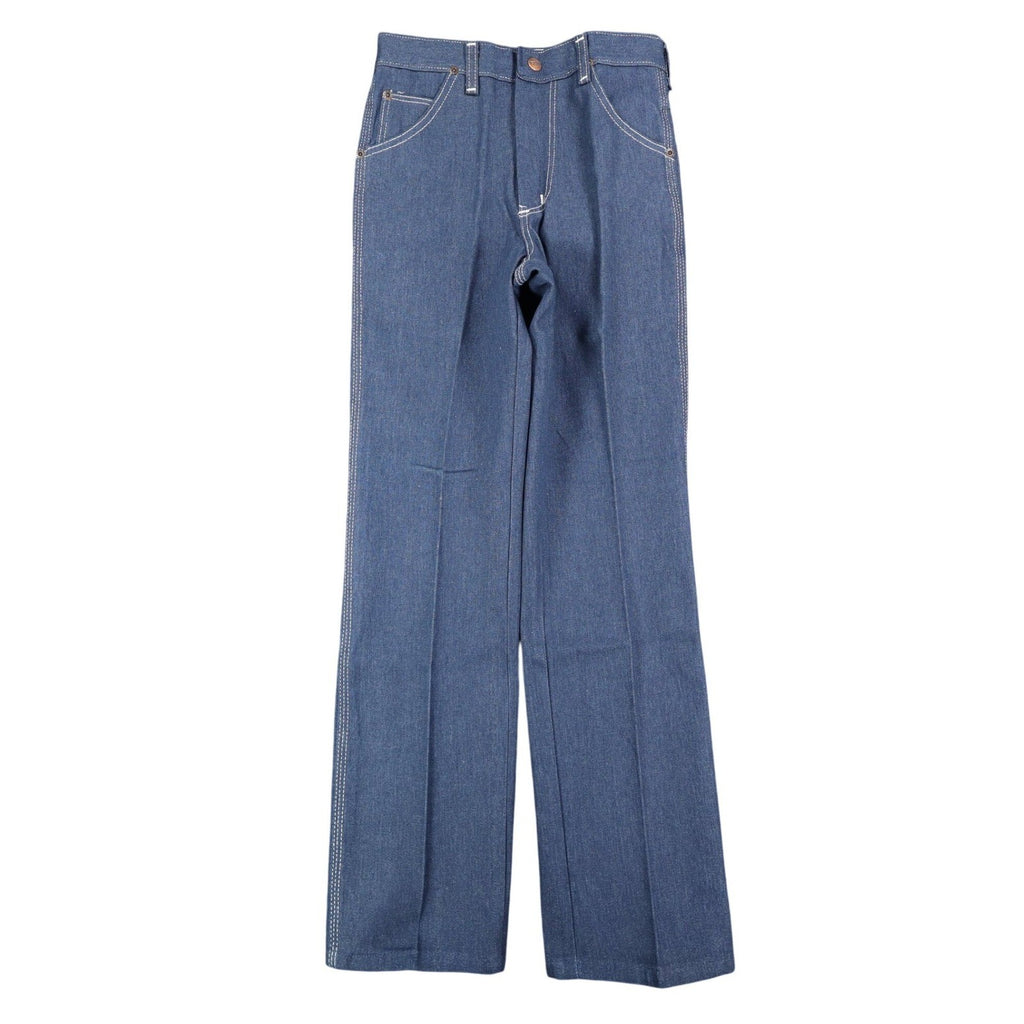 Maverick Straight Leg Jeans Boys 12 Regular Vintage Deadstock USA Blue Denim - take2supply