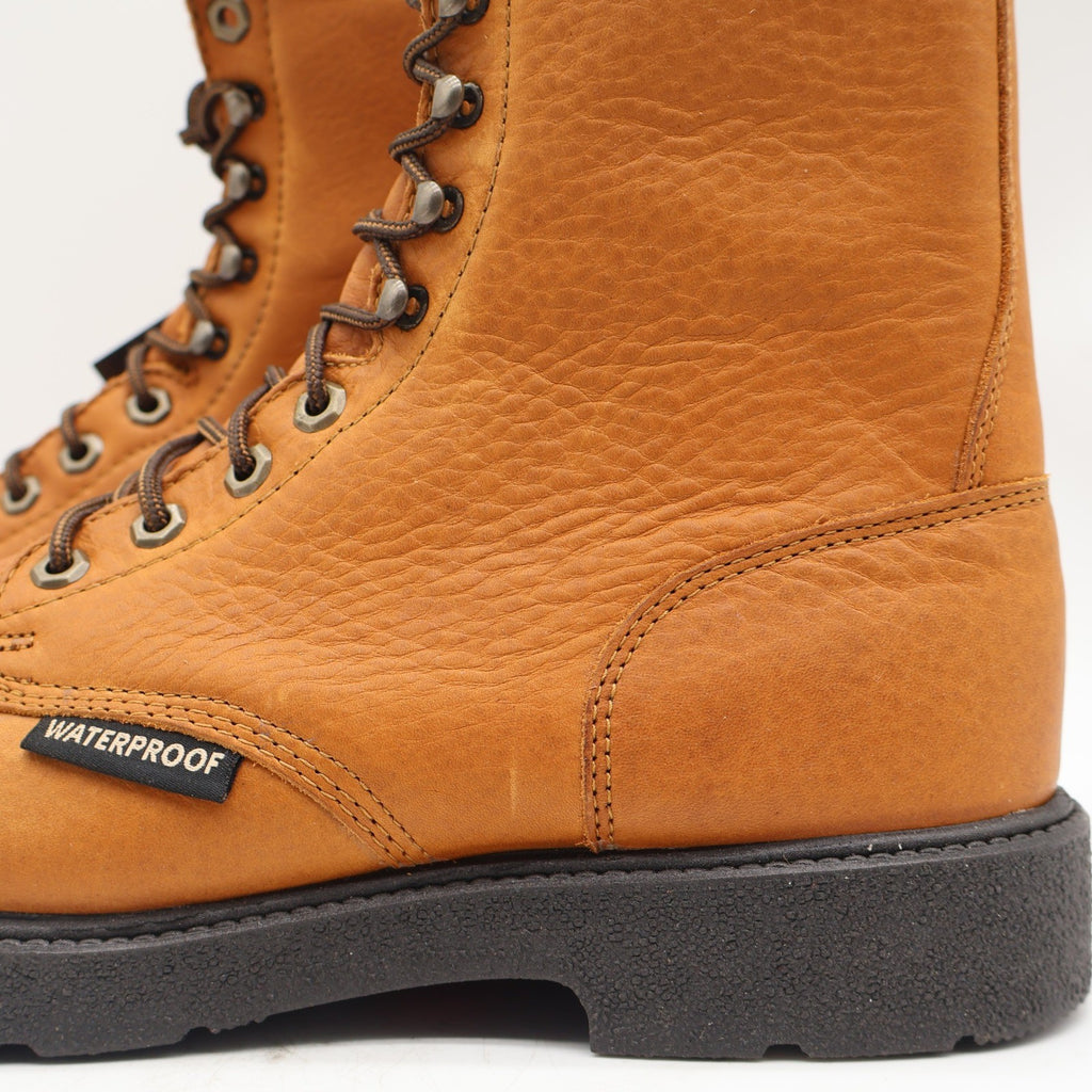 Durango Lacer Work Boots Mens 10D Farm & Ranch Waterproof Steel Toe Tan DB5622 - take2supply