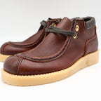 Walker Brand Wallabee Boots Youth 12.5D Vintage Brown Leather Crepe Sole USA - take2supply