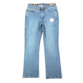 Wrangler Aura Jeans 10 SHT Blue Denim Instantly Slimming Straight Leg NWT - take2supply
