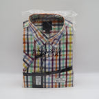 F/X Fusion Shirt Mens Large L Multicolor Check Button Down Easy Care D552 New - take2supply