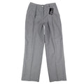 Southern Lady Houndstooth Dress Pants Womens 12 Petite Black White Pleated New - take2supply