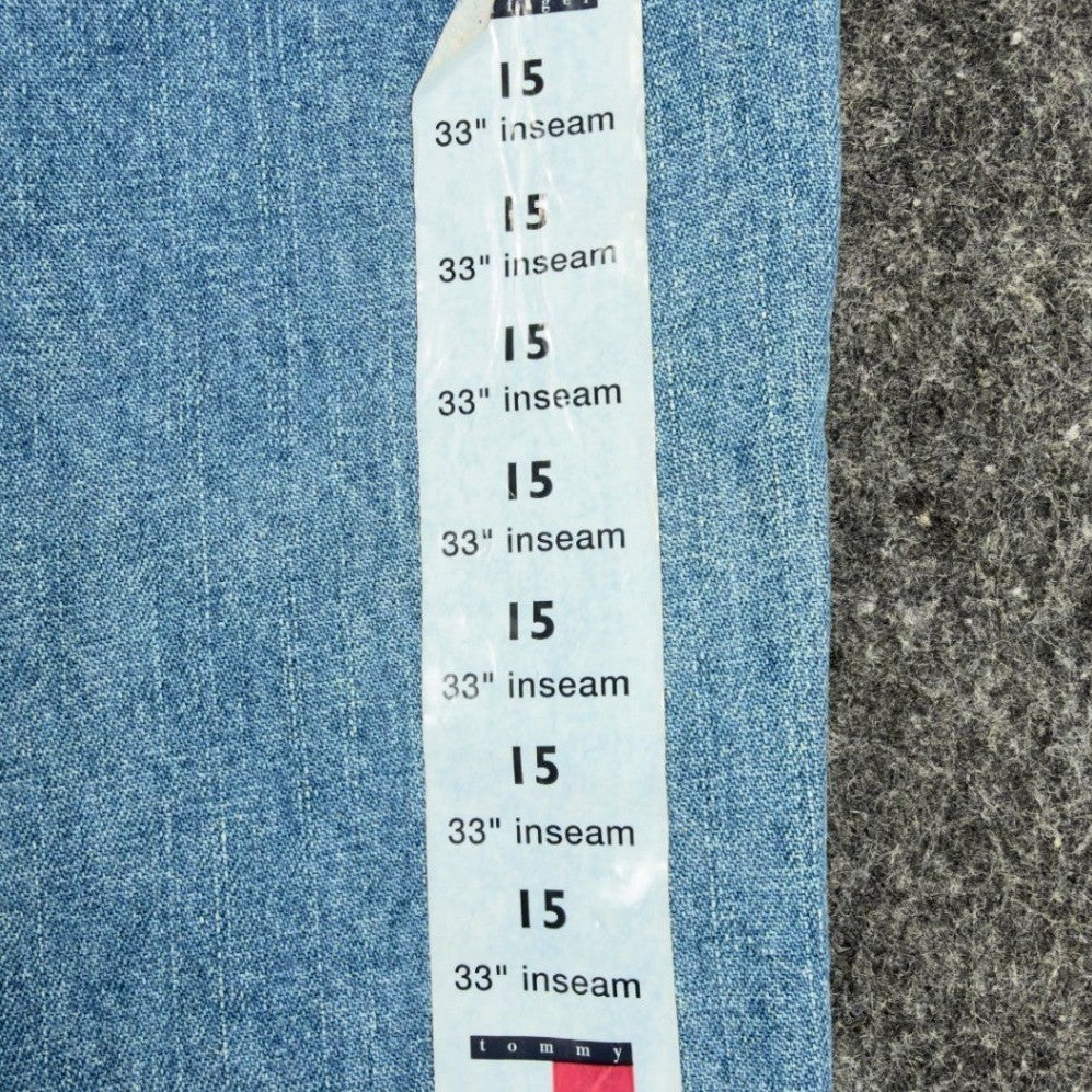 Tommy Girl Y2K Hip Jean Women 15 Blue Cotton NWT Vintage Low Rise Slim Fit Denim - take2supply