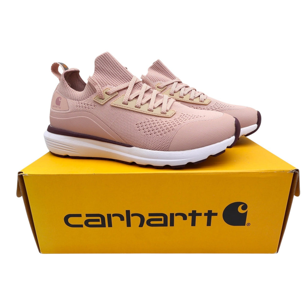 Carhartt Haslett SD Work Shoe Womens 6.5 Pink Knit Athletic New FS2005-W - take2supply