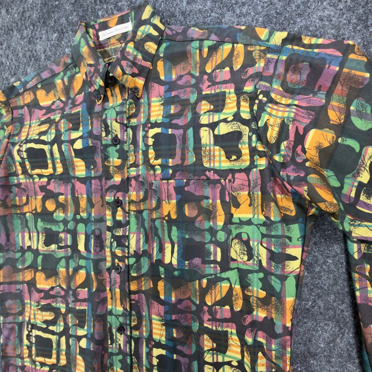 Ruddock Bros Vintage 90s Button Down Mens Small Multi Cotton New - take2supply
