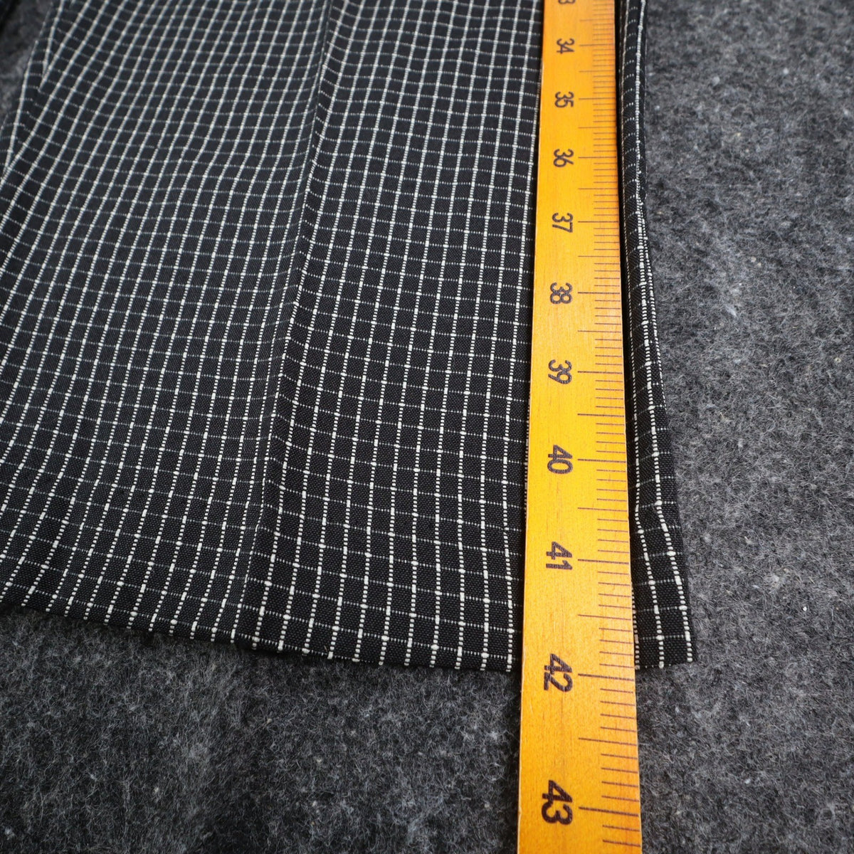 Southern Lady Pants Womens Large Black White Grid Check Elastic Waist NWT NOS - take2supply