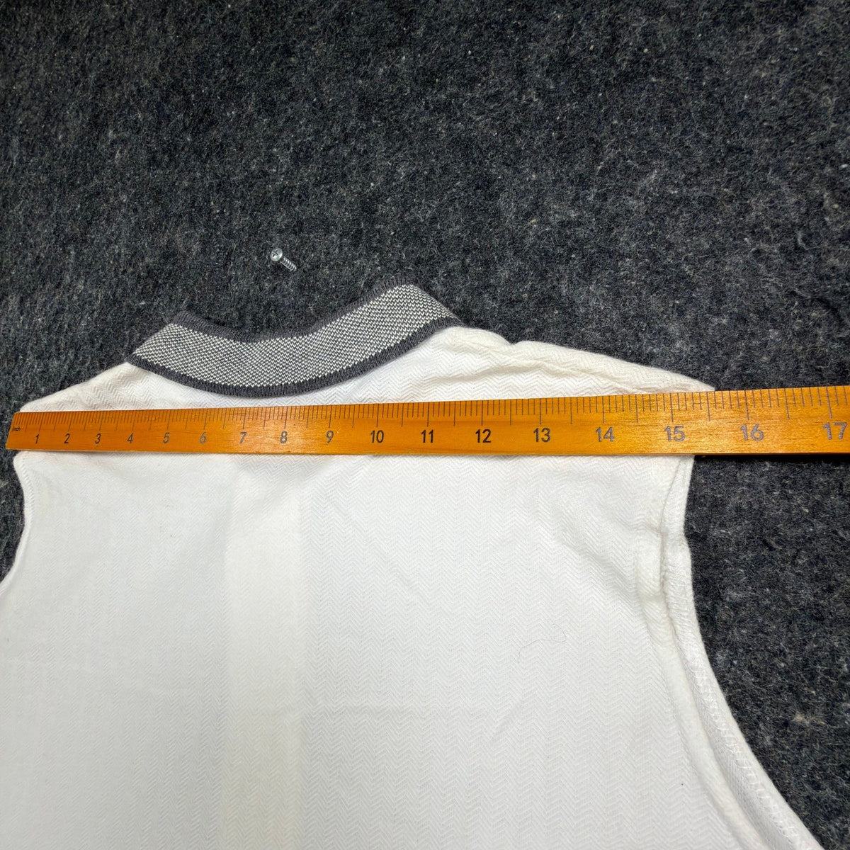 Dunbrooke Vintage Sleeveless Polo Shirt Women Large White Cotton New - take2supply
