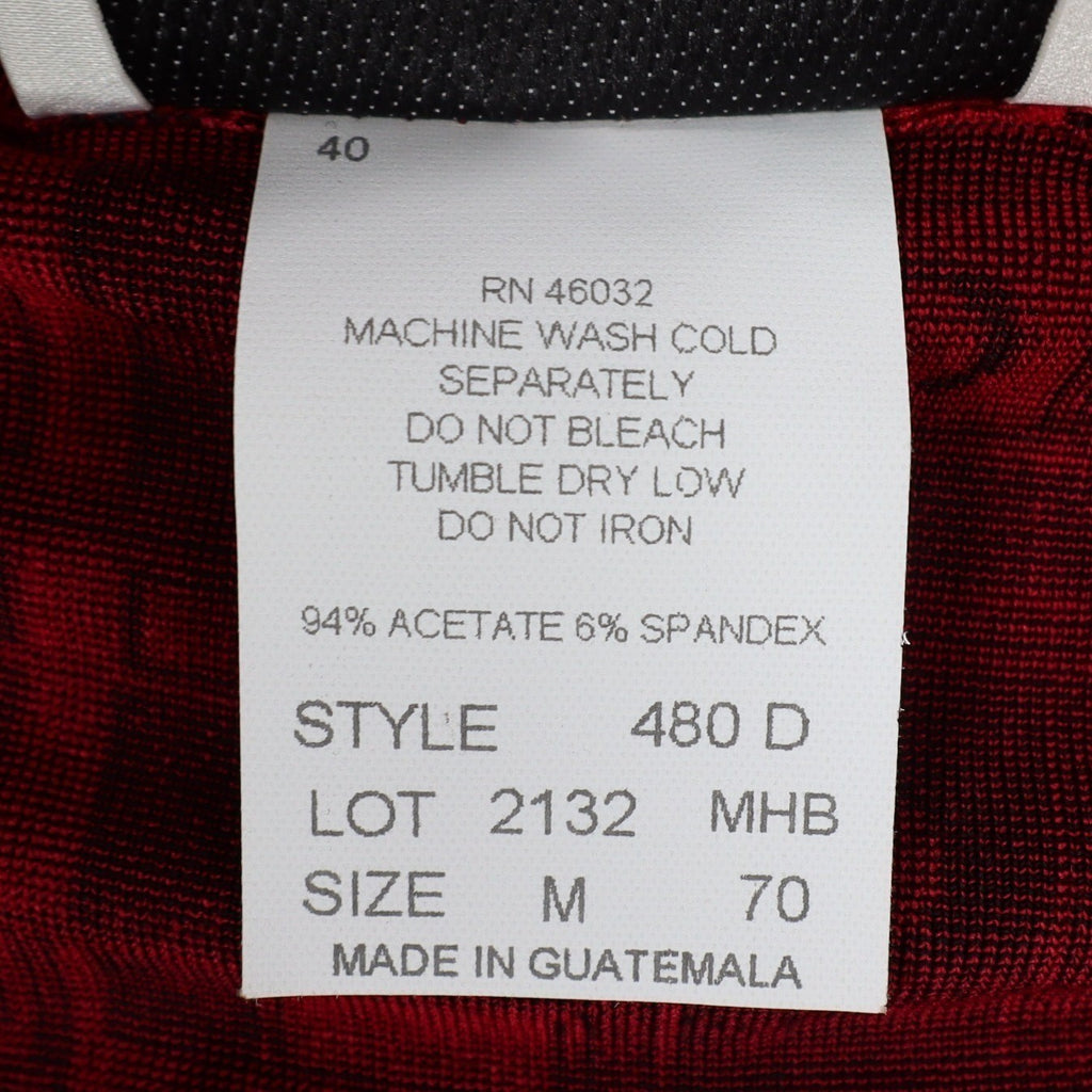 N Touch Tank Top Womens Size M Red Black Geometric Sleeveless Textured Knit NWT - take2supply