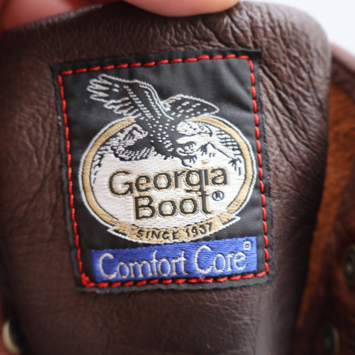 Georgia Boot Carbo-Tec G8845 Mens 11M Work Boots Roan Brown Leather 8 Inch NIB - take2supply