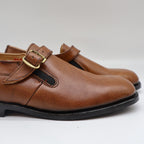 Young Explorers Lyons Monk Strap Shoes Boys 13 Vintage Brown Leather Deadstock - take2supply