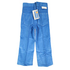Toddly Winks Corduroy Pants Kids 4 Slim Bright Blue Straight Leg USA NWT NOS - take2supply