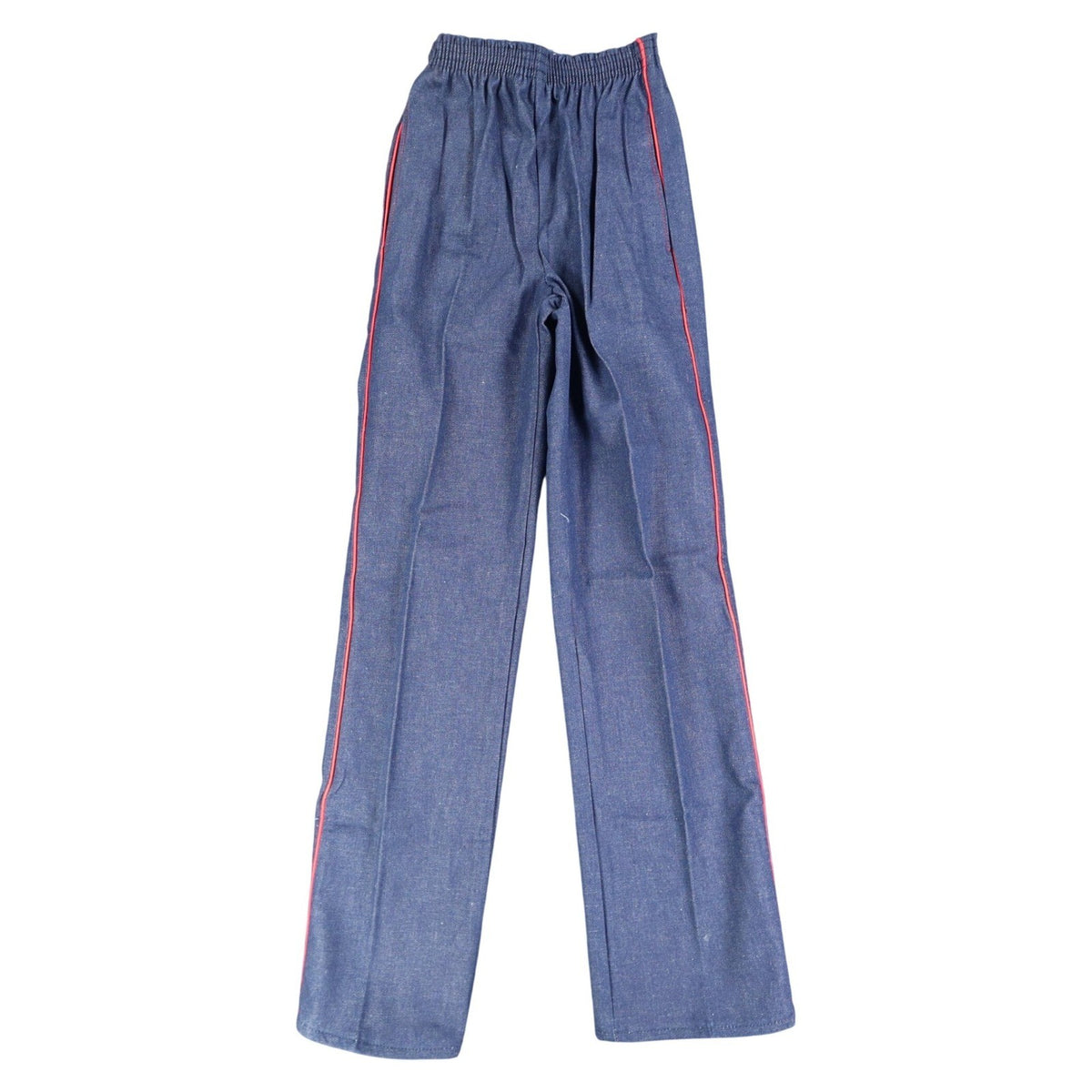 Young Maverick Vintage Girls 7 Blue Red Stripe Flare Jeans NWT - take2supply