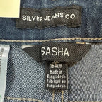 Silver Jeans Co Sasha Skinny Jeans Girls 16 Blue Eco Denim Slim Fit NWT - take2supply