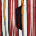 US Polo Assn Striped Button Down Shirt Mens XL Red White Cotton NWT - take2supply