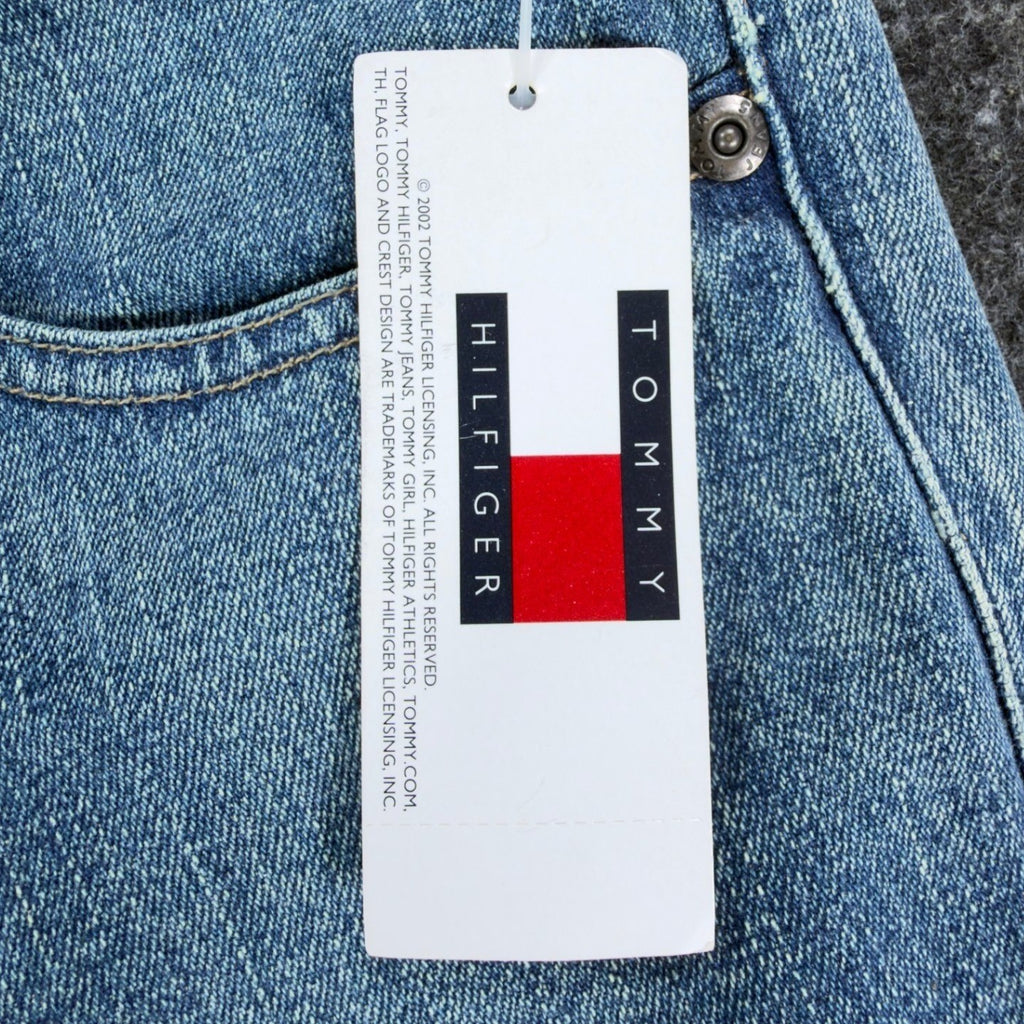 Tommy Hilfiger Y2K Slouch Fit Jeans Boy 16 Blue Cotton Deadstock NWT - take2supply