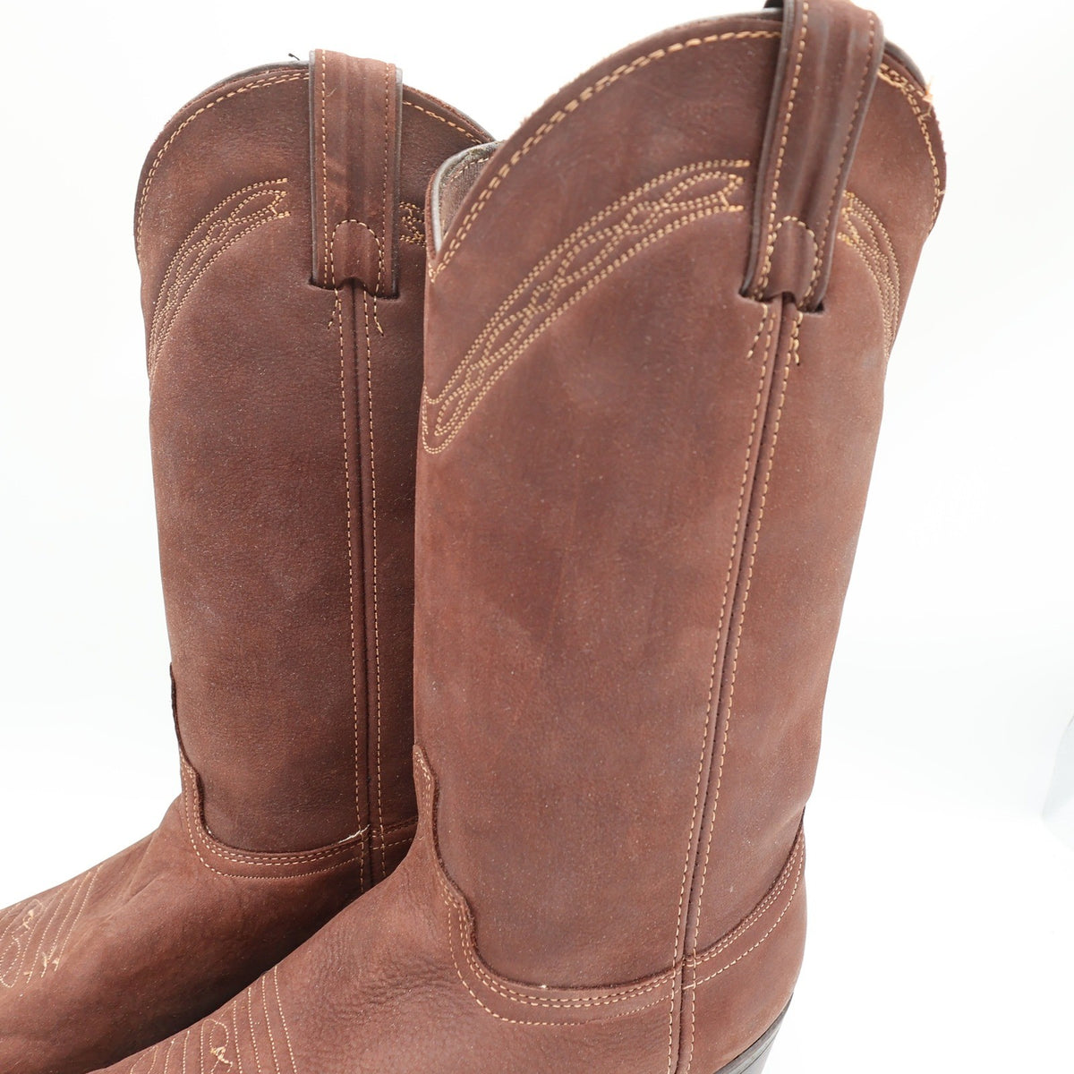 Golden Retriever Vintage Western Boots Mens 10 D Brown Leather NIB Made in USA - take2supply