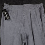 Southern Lady Pants Womens 14 Navy White Gingham Cotton Stretch Side Zip NWT NOS - take2supply