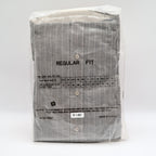 Domani Collection Dress Shirt 17.5 34/35 Gray White Collar French Cuffs New - take2supply