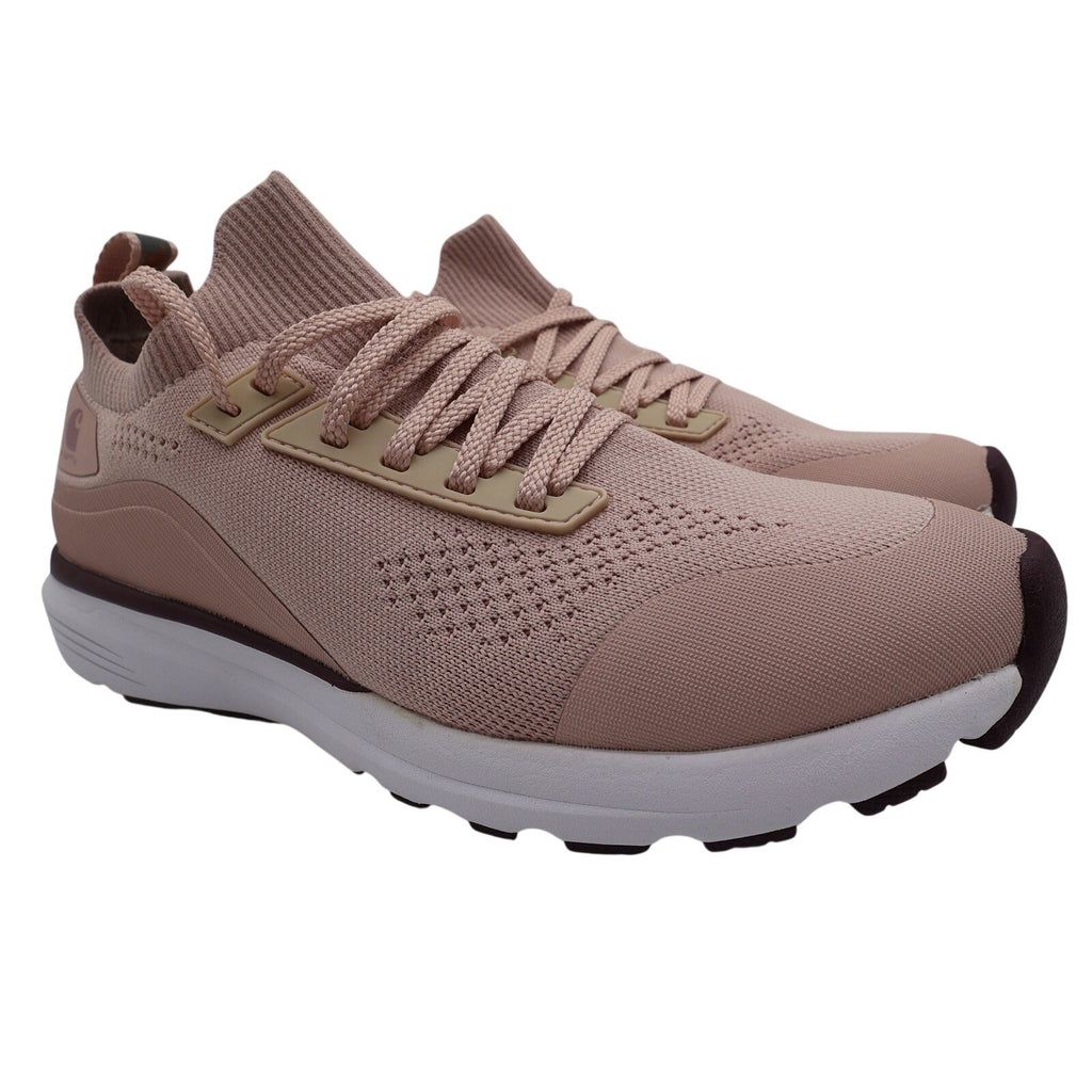 Carhartt Haslett SD Work Shoe Womens 7.5 Pink Knit Sneaker FS2005-W NEW - take2supply
