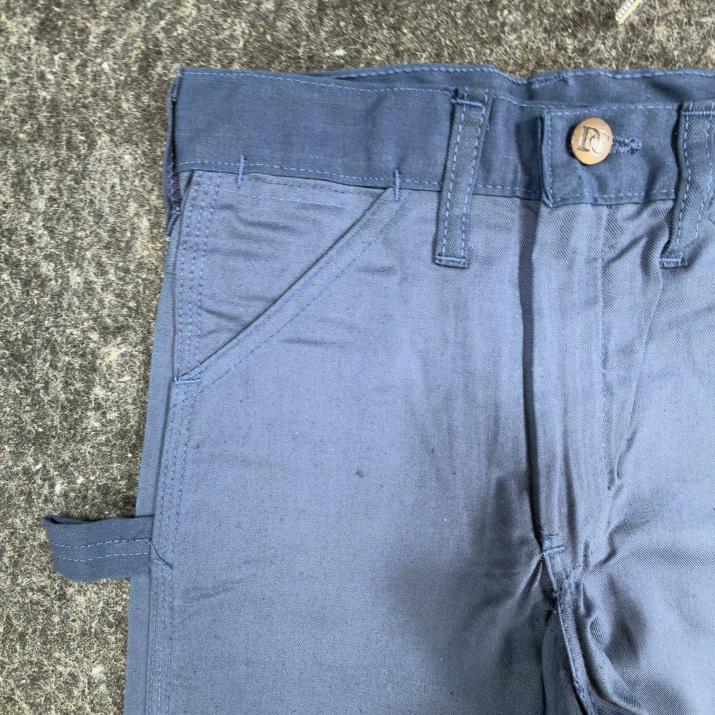 Dee Cee Vintage 70s Painter Pants Boys 12 Slim Blue USA Made NOS NWT 24x27 - take2supply
