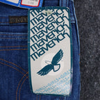 Young Maverick Jeans Girls 10 Slim Vintage 80s Blue Cotton Straight Deadstock - take2supply