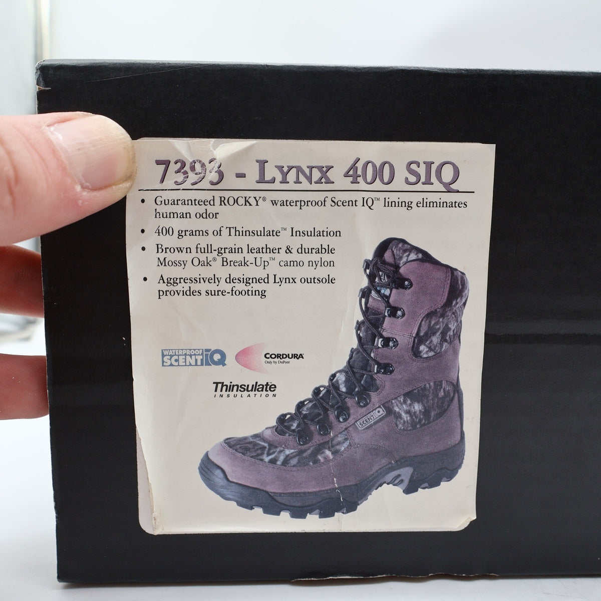 Rocky 7393 Lynx 400 SIQ Hunting Boots Mens 10W Brown Camo Leather New - take2supply