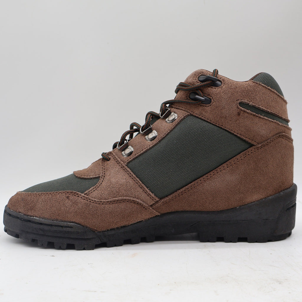 Lake of the Woods Hiking Boots Mens 12M Vintage Brown Suede Canvas Trail Shoes - take2supply