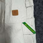 John Deere Y2K Carpenter Shorts Boys 6 Stone Cotton Canvas NWT Deadstock - take2supply