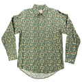 Wrangler Rugged Wear Leaf Print Shirt Mens M Green Cotton NWT R960LLV New - take2supply
