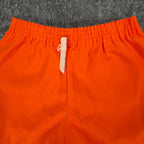 Fruit of the Loom Vintage 70s Gym Shorts Boys XS 24-26 Orange Cotton NWT - take2supply