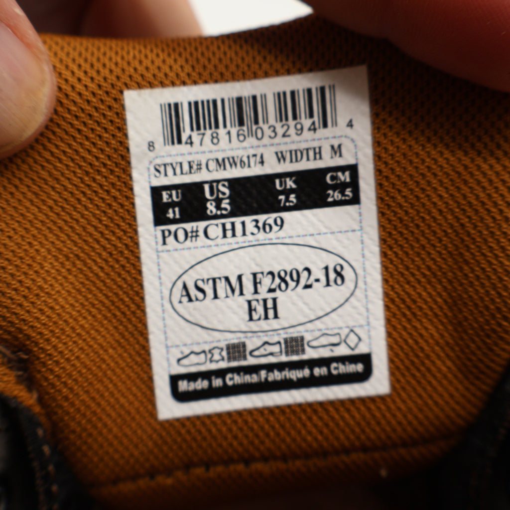 Carhartt 6-Inch Work Boot Mens 8.5 Brown Leather Soft Toe EH CMW6174 NEW - take2supply