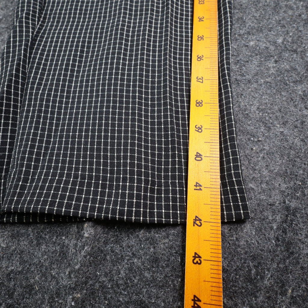 Southern Lady Pants Womens XL Black White Grid Check Elastic Waist NWT NOS - take2supply