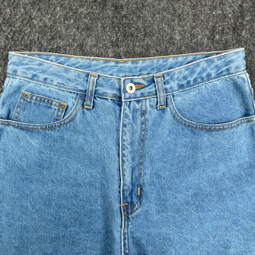 Boom Boom Vintage 90s Denim Shorts Womens 11/12 Blue Cotton NWT - take2supply
