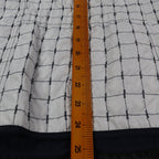 Marcona Reversible Quilted Jacket Womens Medium White Navy Grid Snap Front NWT - take2supply