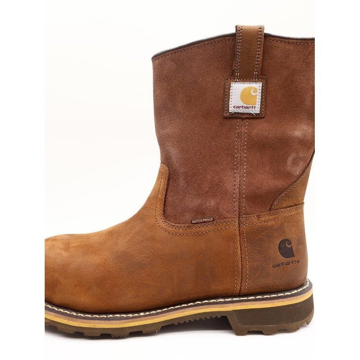 Carhartt Pull-On Boots Mens 11M Brown Nano Composite Toe CMP1453 NIB - take2supply