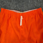 Fruit of the Loom Vintage 70s Gym Shorts Mens 28-30 Orange Deadstock NWT - take2supply