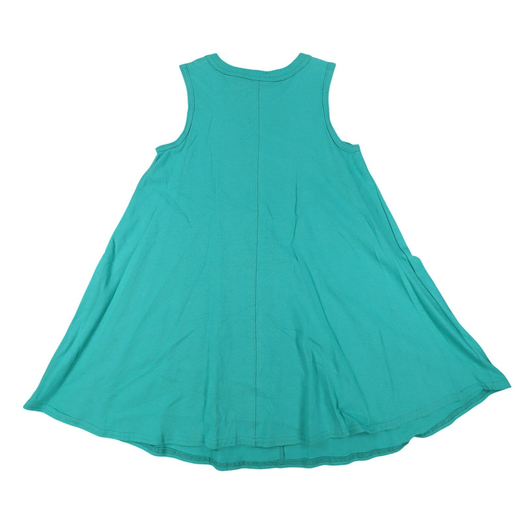 Hang Ten Tank Top Womens XS Vintage 90s Teal Cotton A-Line Sleeveless USA Made - take2supply