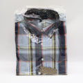Siegfried & Company Plaid Button Down Shirt Mens Large Navy Blue Cotton NWT - take2supply