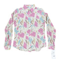 Miss B Vintage 80s Floral Button Up Shirt Womens 9/10 Pink Blue NWT Deadstock - take2supply