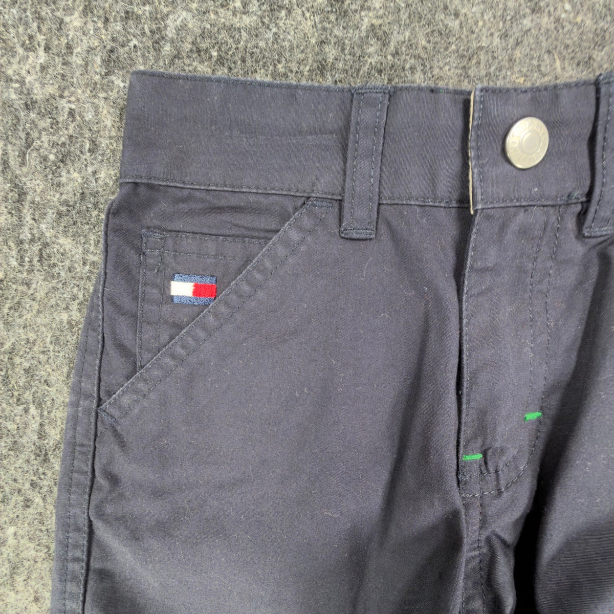 Tommy Hilfiger Vintage 90s Cargo Shorts Toddler 3T Navy Blue Cotton NWT - take2supply