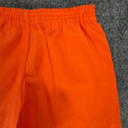 Fruit of the Loom Vintage 70s Gym Shorts Boys XS 24-26 Orange Cotton NWT - take2supply