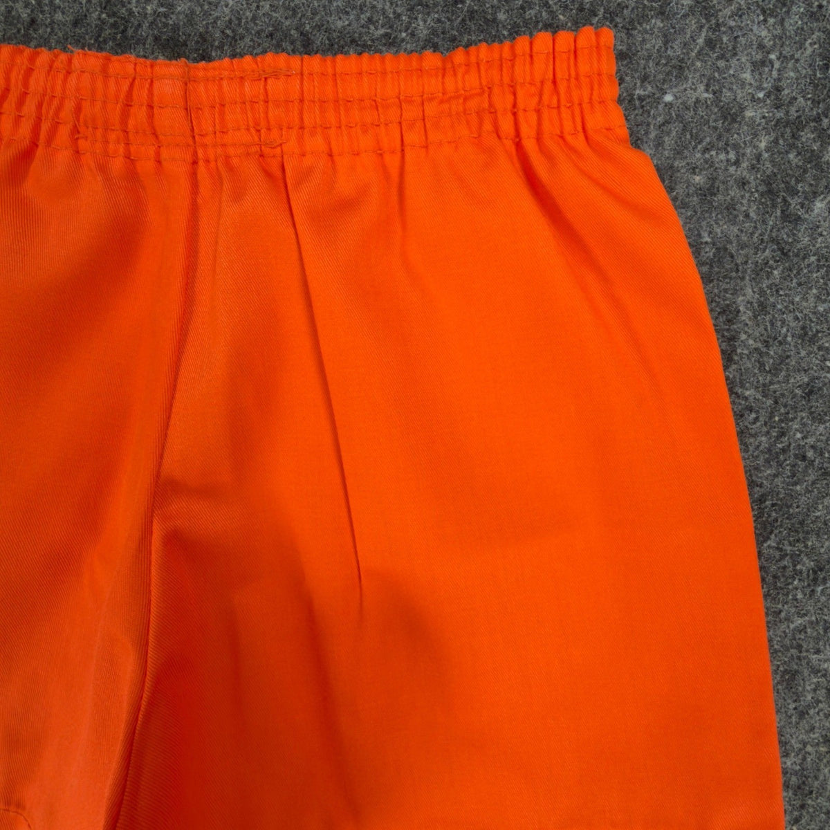 Fruit of the Loom Vintage 70s Gym Shorts Boys XS 24-26 Orange Cotton NWT - take2supply