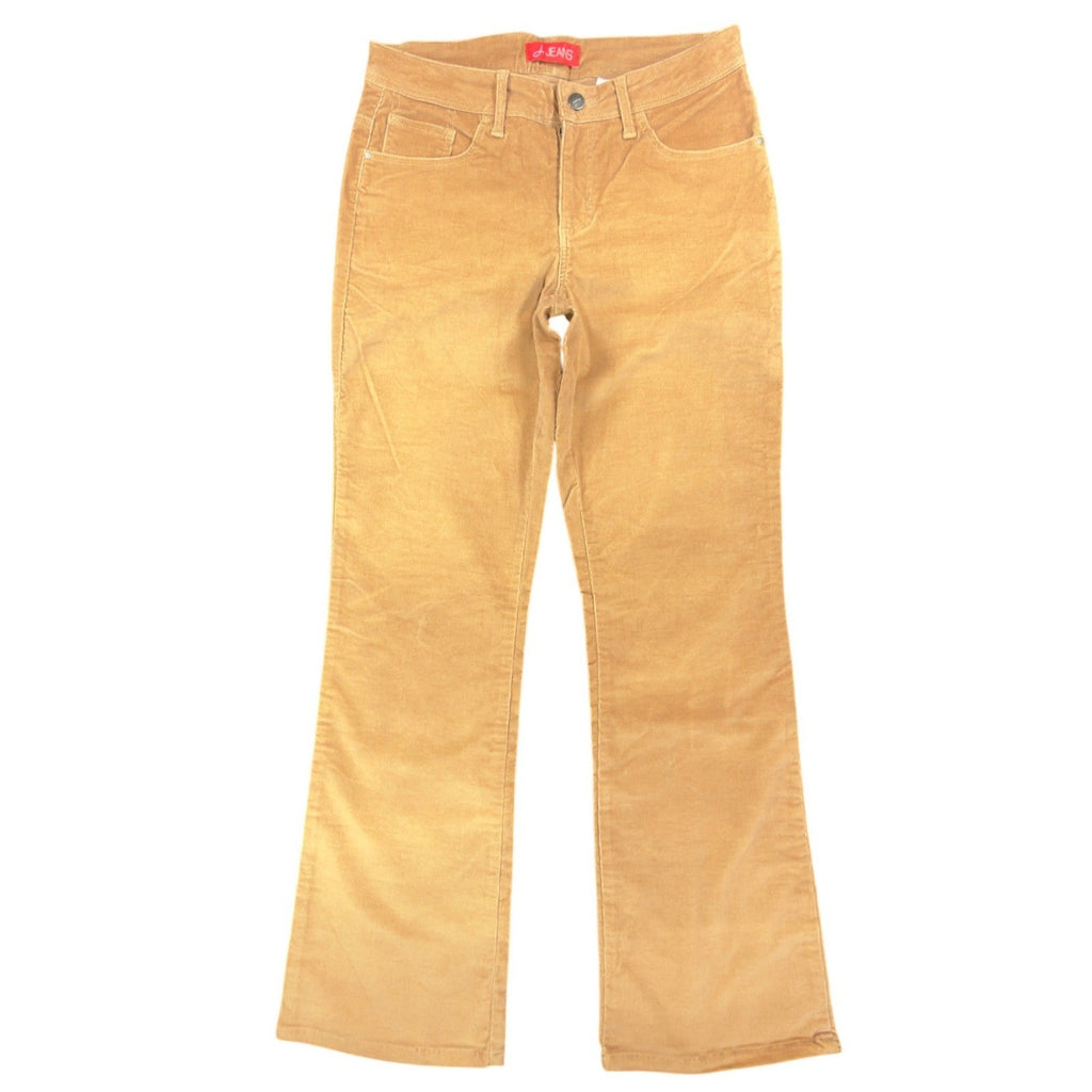 J Jeans Corduroy Flare Pants Womens 6 Tan Cotton Stretch NWT Deadstock - take2supply