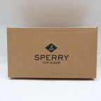 Sperry Crest Vibe Sneaker Womens 7.5 Blue Gingham Canvas Leather Lace STS85817 - take2supply