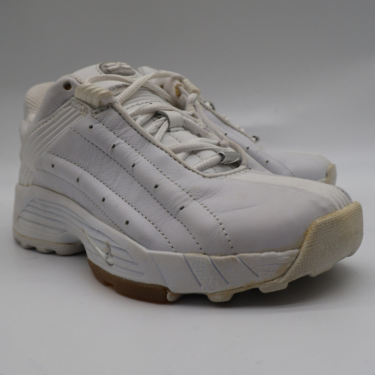 Nike Air Trainer Deluxe Womens 5.5 Vintage 2002 White Silver Leather 302853-101 - take2supply