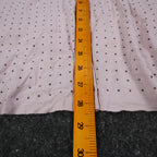Vocal Rhinestone Stud Tunic Top Womens Small Mauve Pink High Low Layered V-Neck - take2supply