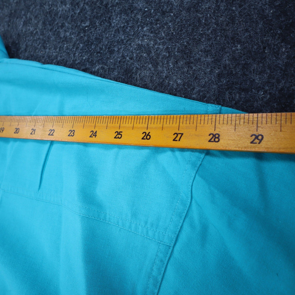 CC Sport Polo Shirt Mens 2XLT Vintage 90s Teal Cotton Blend Banded Bottom NWT - take2supply