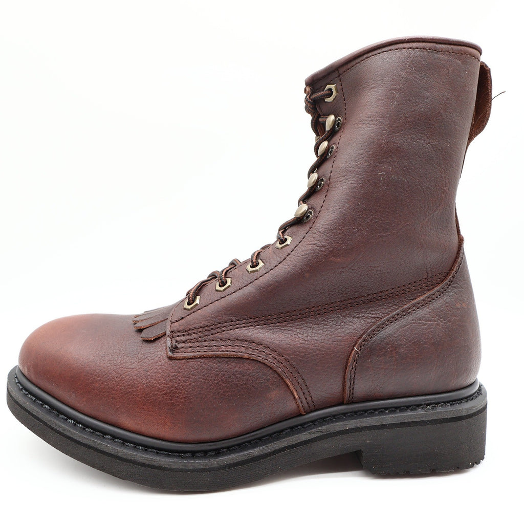 Dan Post DP69612 Briar Oily Laceup Boots Mens 10EW Brown Leather NWT New - take2supply