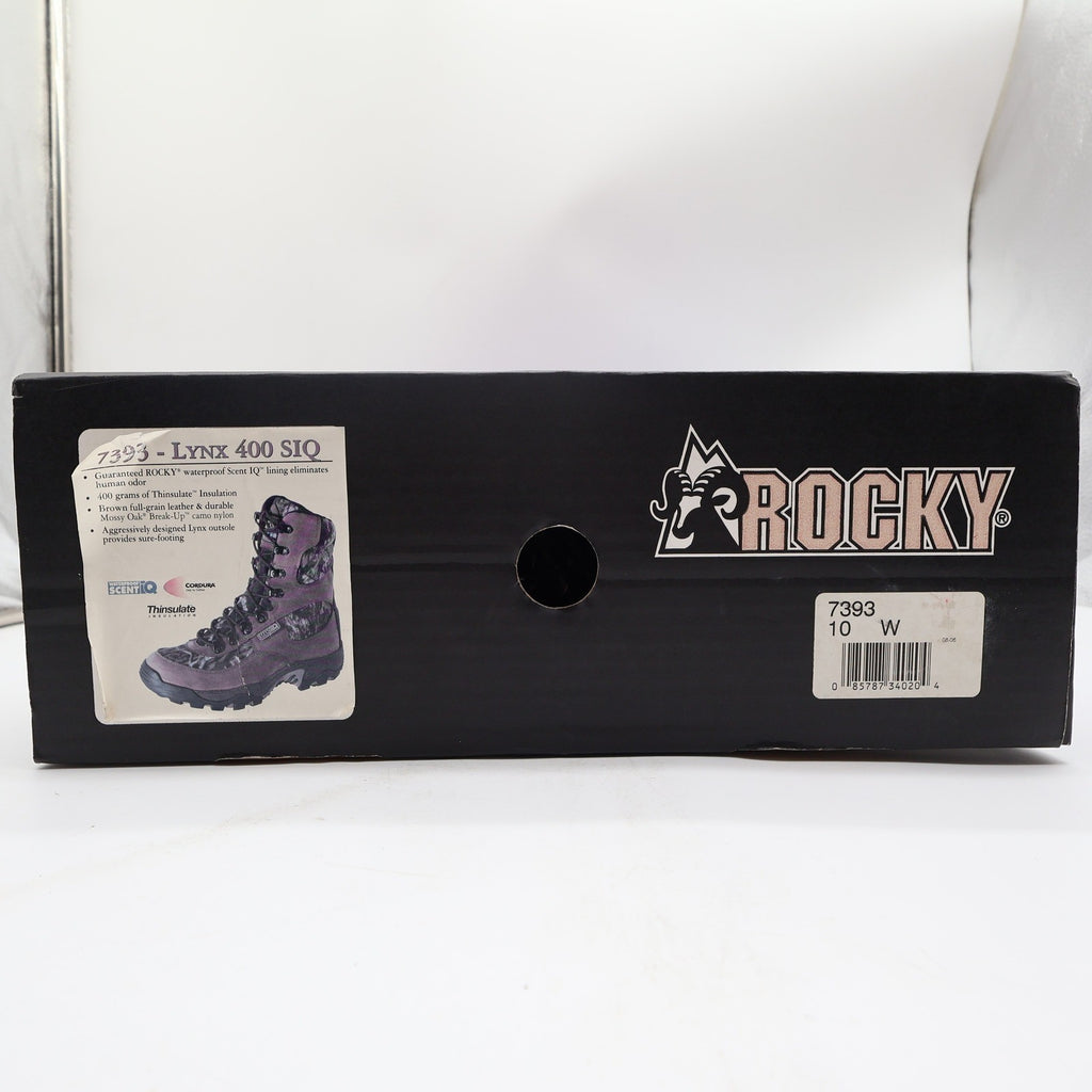 Rocky 7393 Lynx 400 SIQ Hunting Boots Mens 10W Brown Camo Leather New - take2supply